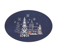 Bothy Threads Counted Cross Stitch Kit - Deer in The Snowstorm - 9x13.3cm - DWCDX56