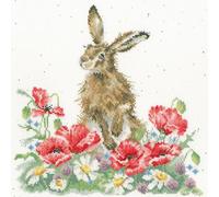 Bothy Threads Counted Cross Stitch Kit - Field of Flowers by Wrendale Designs