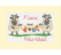 Bothy Threads Counted Cross Stitch Kit - Fleece Navidad