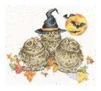 Bothy Threads Counted Cross Stitch Kit - Happy Owl-o-ween