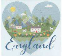 Bothy Threads Counted Cross Stitch Kit - Heart of England