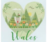 Bothy Threads Counted Cross Stitch Kit - Heart of Wales