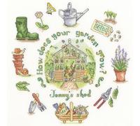 Bothy Threads Counted Cross Stitch Kit - How Does Your Garden Grow?