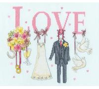 Bothy Threads Counted Cross Stitch Kit - It Must Be Love