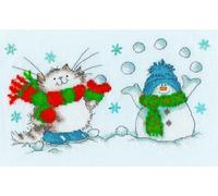 Bothy Threads Counted Cross Stitch Kit - It's Snow Fun Without You