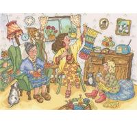Bothy Threads Counted Cross Stitch Kit - Knit and Natter