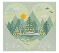Bothy Threads Counted Cross Stitch Kit - Lakes Life