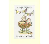 Bothy Threads Counted Cross Stitch Kit - Little Lamb