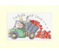 Bothy Threads Counted Cross Stitch Kit - Loads of Love