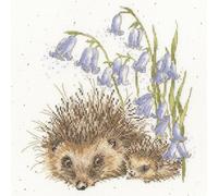 Bothy Threads Counted Cross Stitch Kit - Love and Hedgehugs