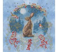 Bothy Threads Counted Cross Stitch Kit - Midnight Moongazer