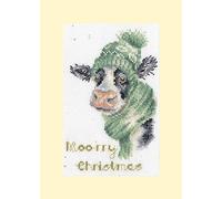 Bothy Threads Counted Cross Stitch Kit - Moo-rry Christmas