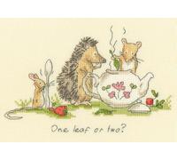 Bothy Threads Counted Cross Stitch Kit - One Leaf or Two?
