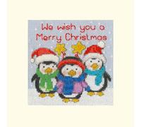 Bothy Threads Counted Cross Stitch Kit - Penguin Pals