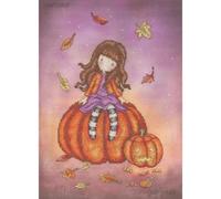 Bothy Threads Counted Cross Stitch Kit - Pumpkin Perch