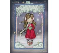 Bothy Threads Counted Cross Stitch kit - Snowflake Kisses by Gorjuss