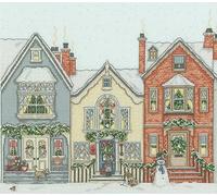 Bothy Threads Counted Cross Stitch Kit - Snowy Street