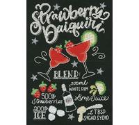 Bothy Threads Counted Cross Stitch Kit - Strawberry Daiquiri