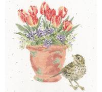 Bothy Threads Counted Cross Stitch Kit -The Meadow Pipit