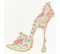 Bothy Threads Counted Cross Stitch Kit - Wedding Slipper