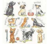 Bothy Threads Counted Cross Stitch Kit - Woof!