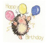 Bothy Threads Cross Stitch Card Kit - Birthday Balloons