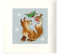 Bothy Threads Cross Stitch Card Kit - Christmas Friends