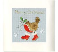 Bothy Threads Cross Stitch Card Kit - Step Into Christmas