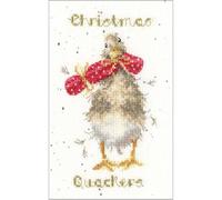 Bothy Threads Cross Stitch Christmas Card Kit - Christmas Quackers