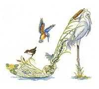 Bothy Threads Cross Stitch Kit - Along The Riverbank