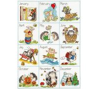 Bothy Threads Cross Stitch Kit - Calendar Creatures