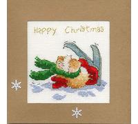 Bothy Threads Cross Stitch Kit - Christmas Card - Apres Ski