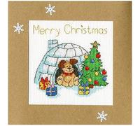Bothy Threads Cross Stitch Kit - Christmas Card - Winter Woof