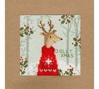 Bothy Threads Cross Stitch Kit -Christmas Card - Xmas Deer