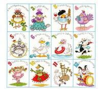 Bothy Threads Cross Stitch Kit - Christmas Dozen