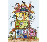 Bothy Threads Cross Stitch Kit - Cut Thru' Cottage