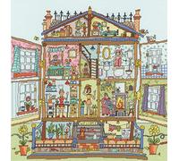 Bothy Threads Cross Stitch Kit - Cut Thru' Dolls House