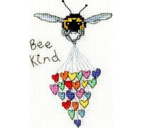 Bothy Threads Cross Stitch Kit - Greeing Card - Bee Kind