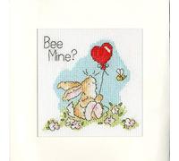Bothy Threads Cross Stitch Kit - Greeing Card - Bee Mine?