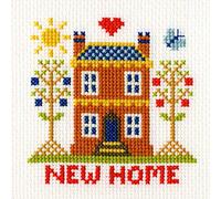 Bothy Threads Cross Stitch Kit - Greeing Card - New Home Card