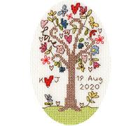 Bothy Threads Cross Stitch Kit - Greeing Card - Sweet Tree Card