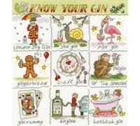 Bothy Threads Cross Stitch Kit - Know Your Gin