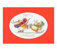 Bothy Threads Cross Stitch Kit - Mice On Ice