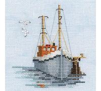 Bothy Threads Cross Stitch Kit - Minuets - Fishing Boat