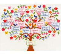Bothy Threads Cross Stitch Kit - My Family Tree