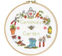 Bothy Threads Cross Stitch Kit - My Garden (Including Hoop)