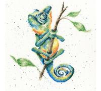 Bothy Threads Cross Stitch Kit - One in A Chameleon