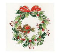 Bothy Threads Cross Stitch Kit - Robin Wreath