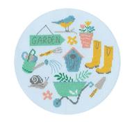 Bothy Threads Cross Stitch Kit - Sew Easy: Garden (Hoop not Included)