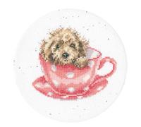 Bothy Threads Cross Stitch Kit - Teacup Pup (Hoop not Included)